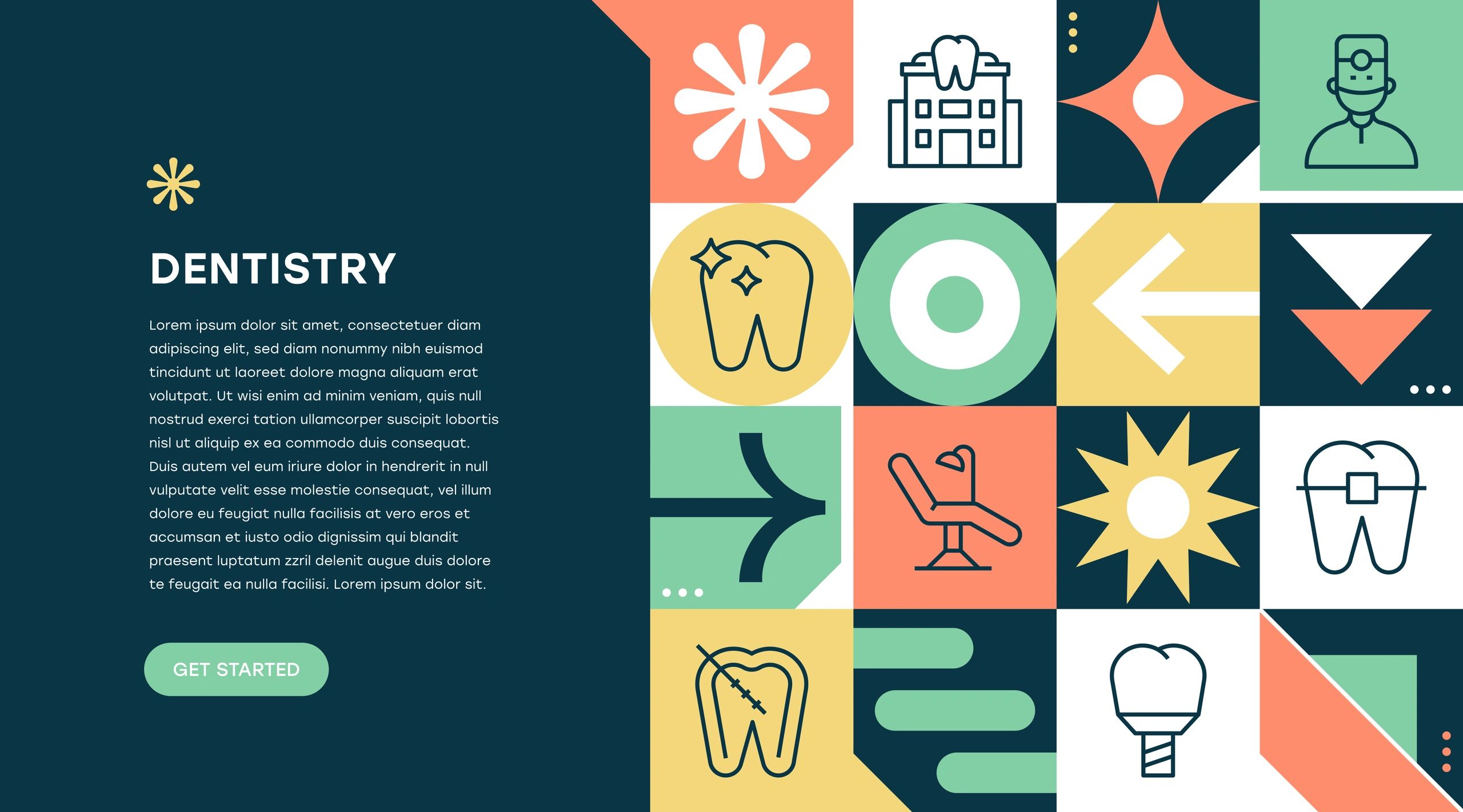 Clean dental illustration representing preventive dentistry